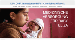 Desktop Screenshot of diaconia.org