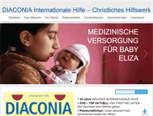 Tablet Screenshot of diaconia.org